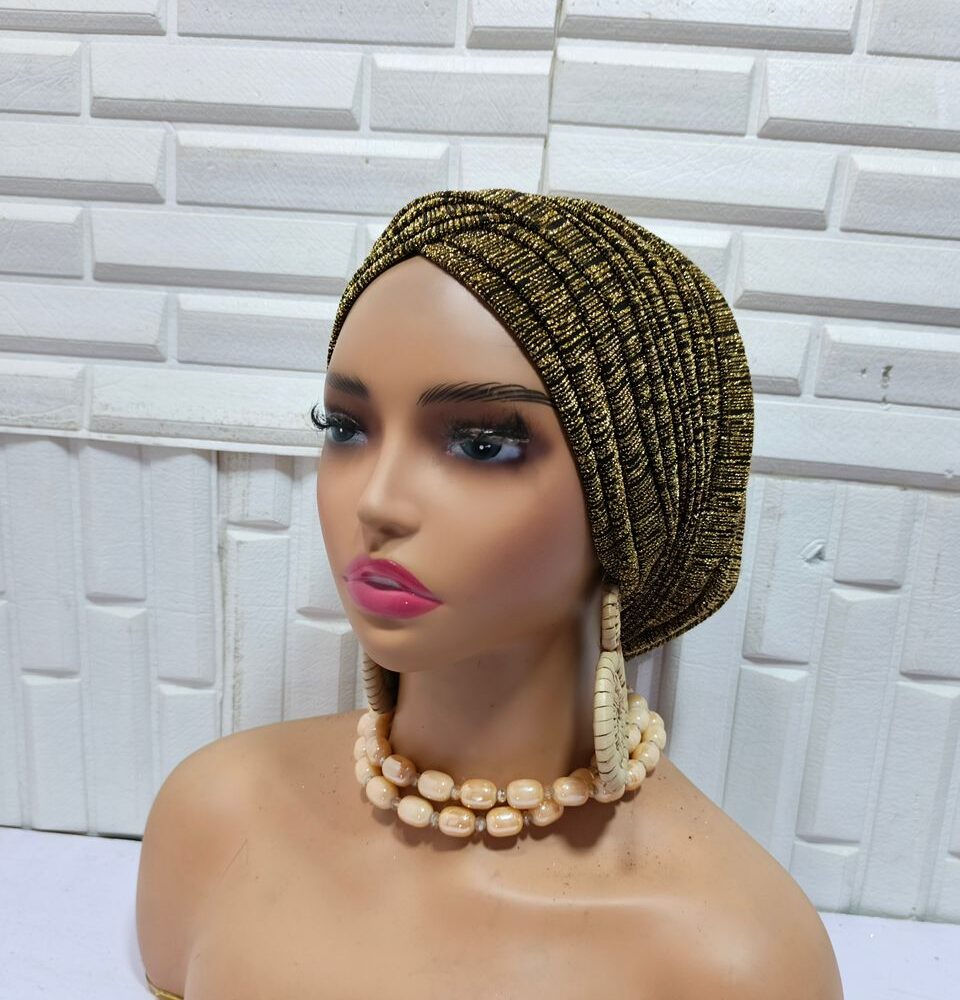 V-Shaped Damask Turban (18 designs) 18