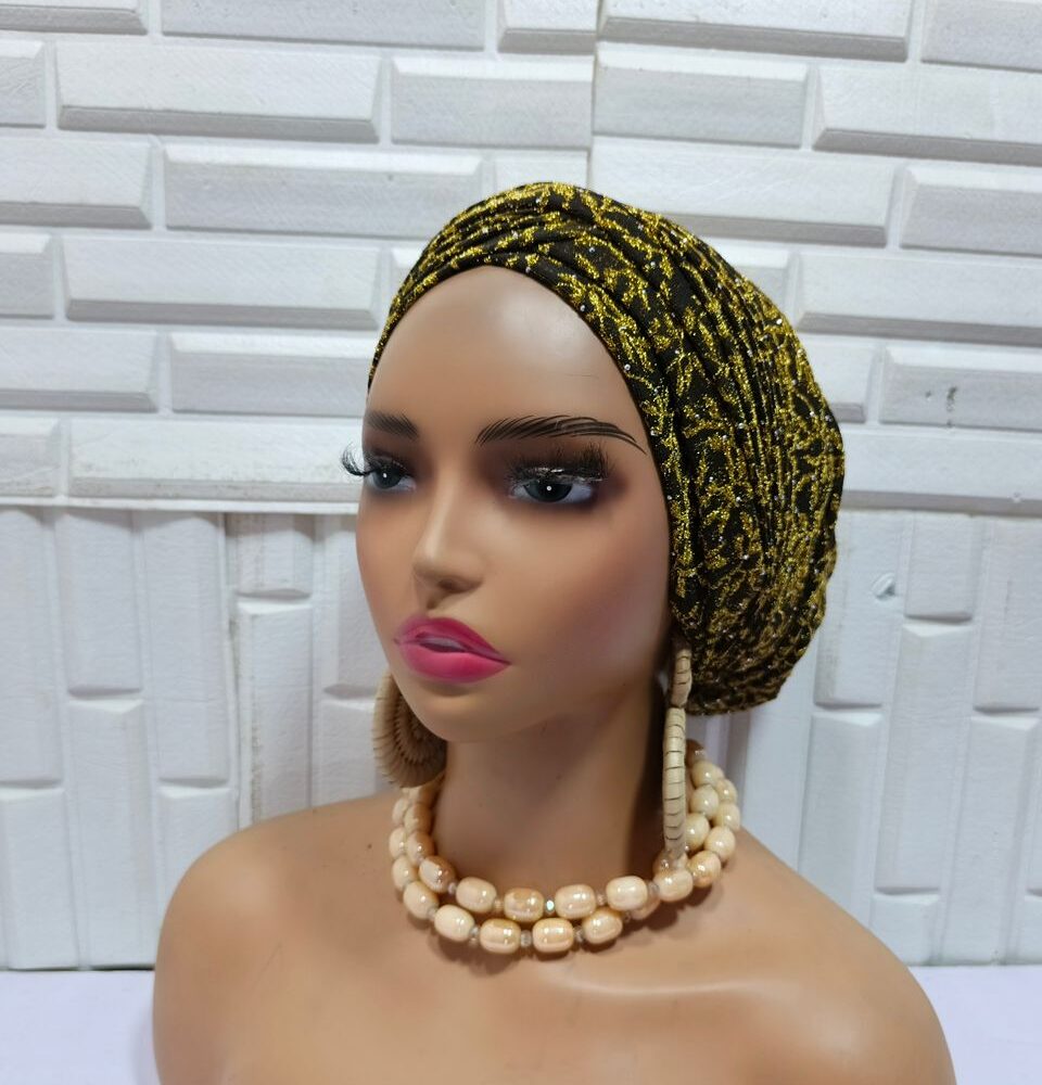 V-Shaped Damask Turban (18 designs) 8