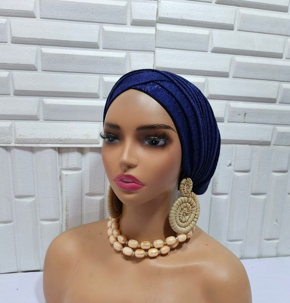 V-Shaped Damask Turban (18 designs) 5