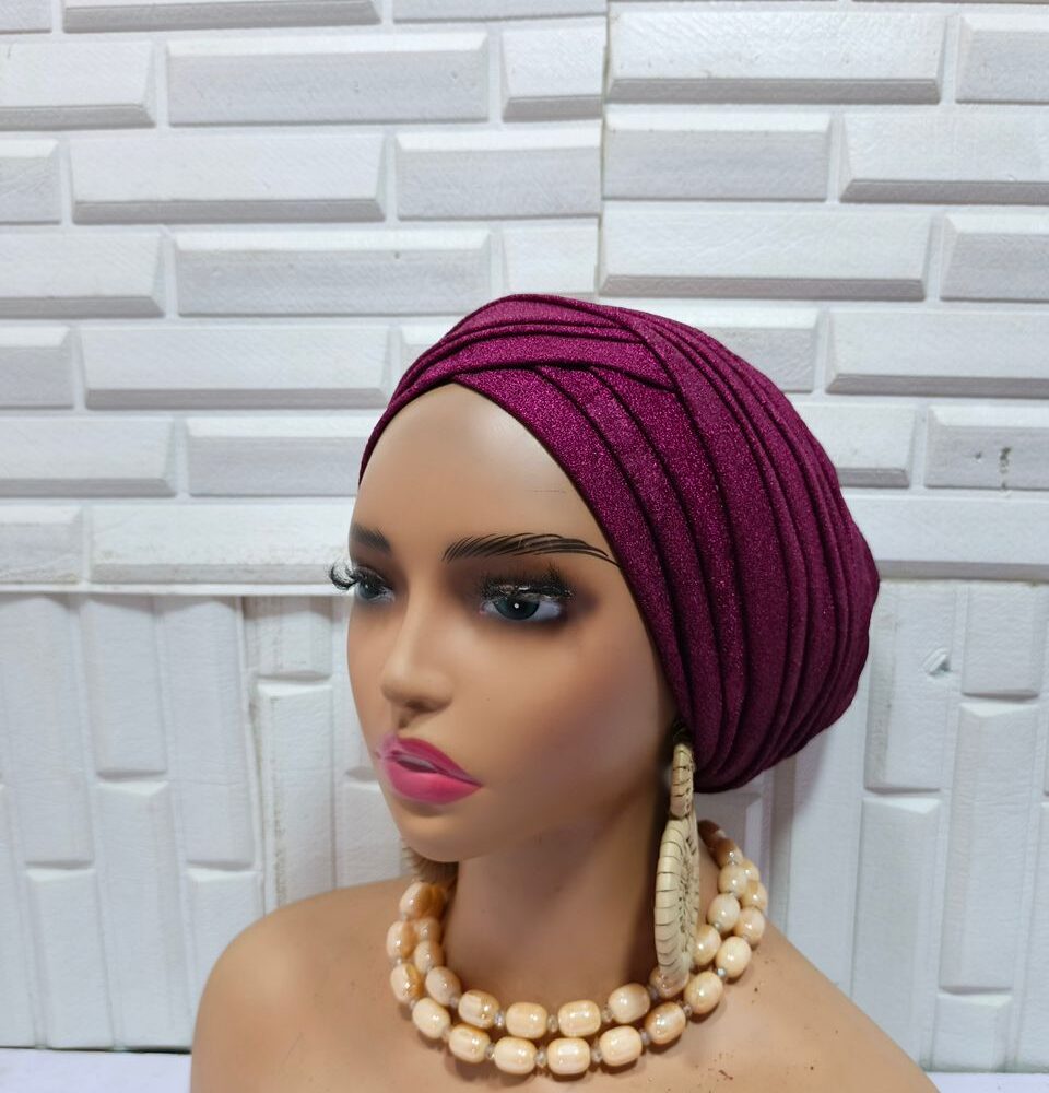 V-Shaped Damask Turban (18 designs) 13