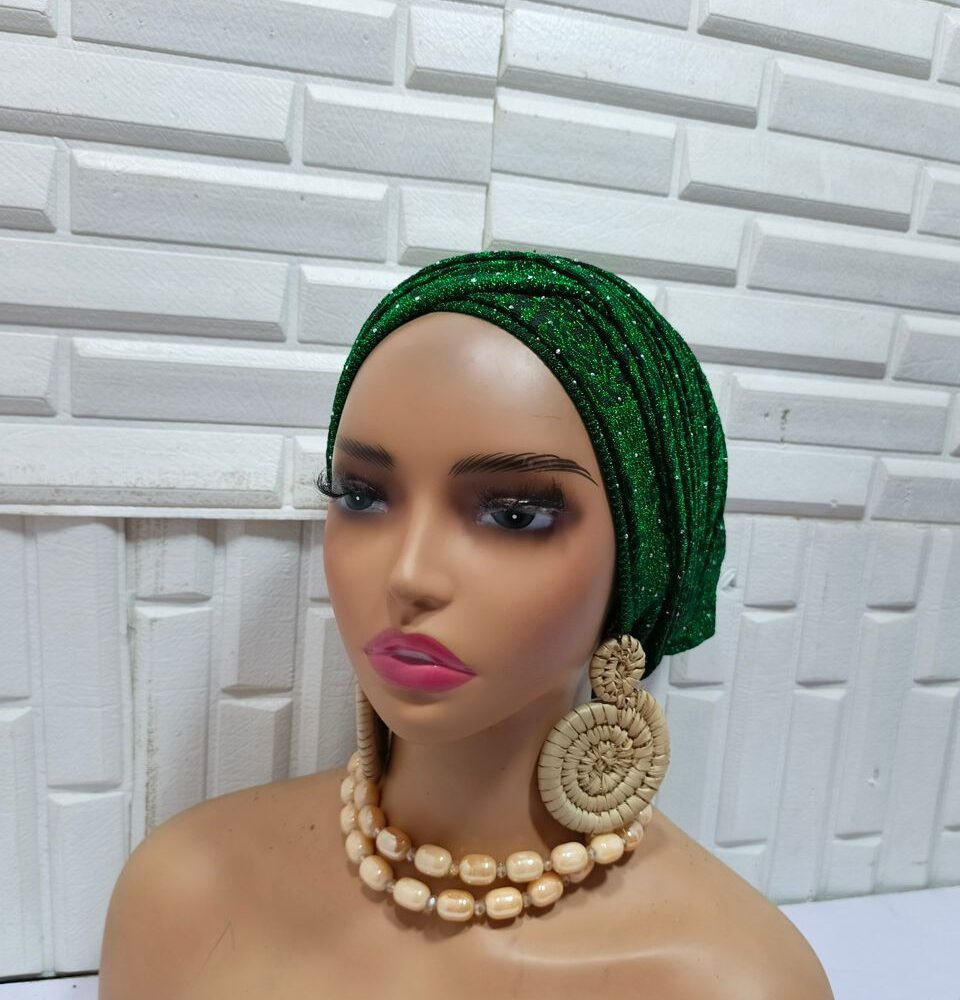 V-Shaped Damask Turban (18 designs) 11