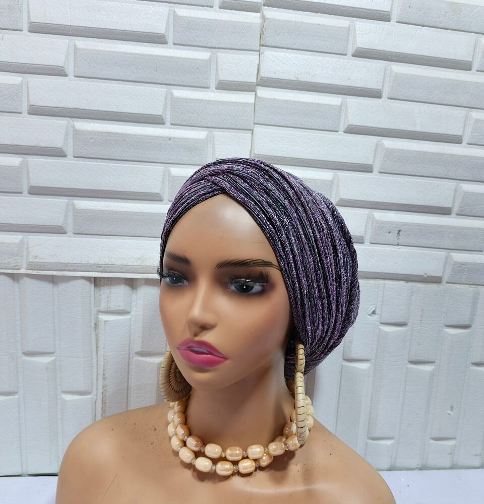 V-Shaped Damask Turban (18 designs) 10