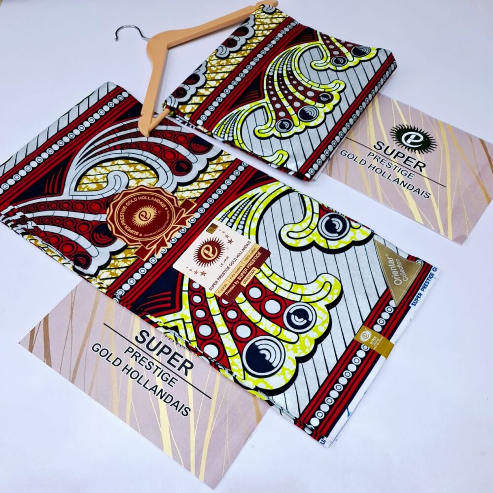 Hollandais Super Prestige Ankara Wax Gold (31 Designs) 3