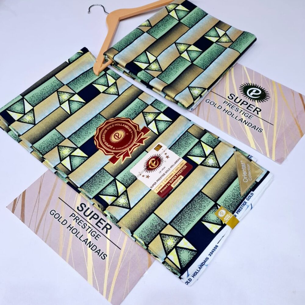 Hollandais Super Prestige Ankara Wax Gold (31 Designs) 2
