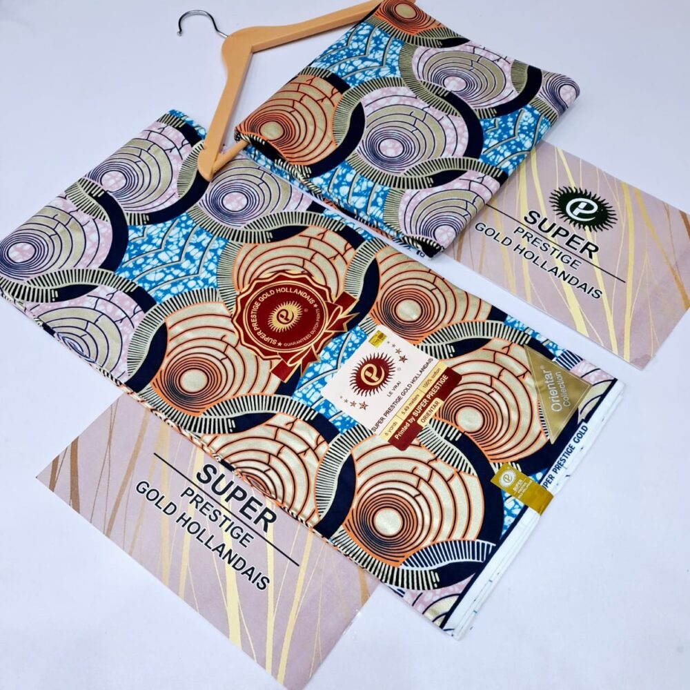 Hollandais Super Prestige Ankara Wax Gold (31 Designs) 5