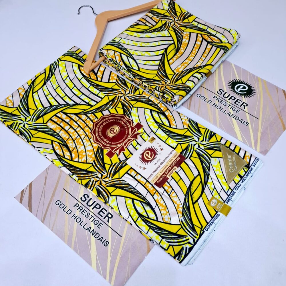 Hollandais Super Prestige Ankara Wax Gold (31 Designs) 18