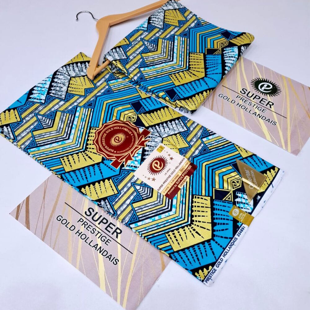 Hollandais Super Prestige Ankara Wax Gold (31 Designs) 26