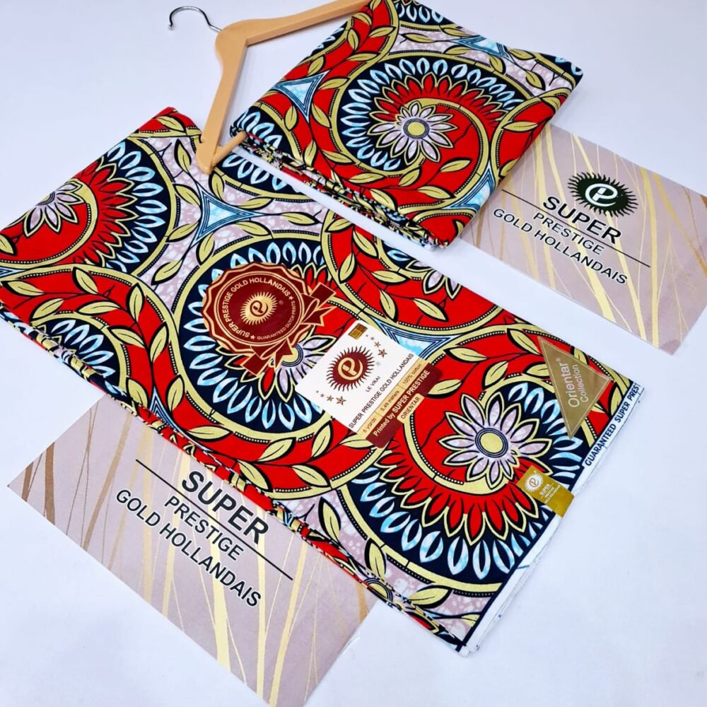 Hollandais Super Prestige Ankara Wax Gold (31 Designs) 14