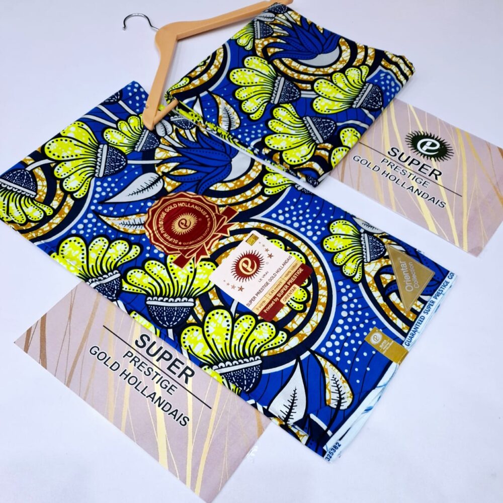 Hollandais Super Prestige Ankara Wax Gold (31 Designs) 13