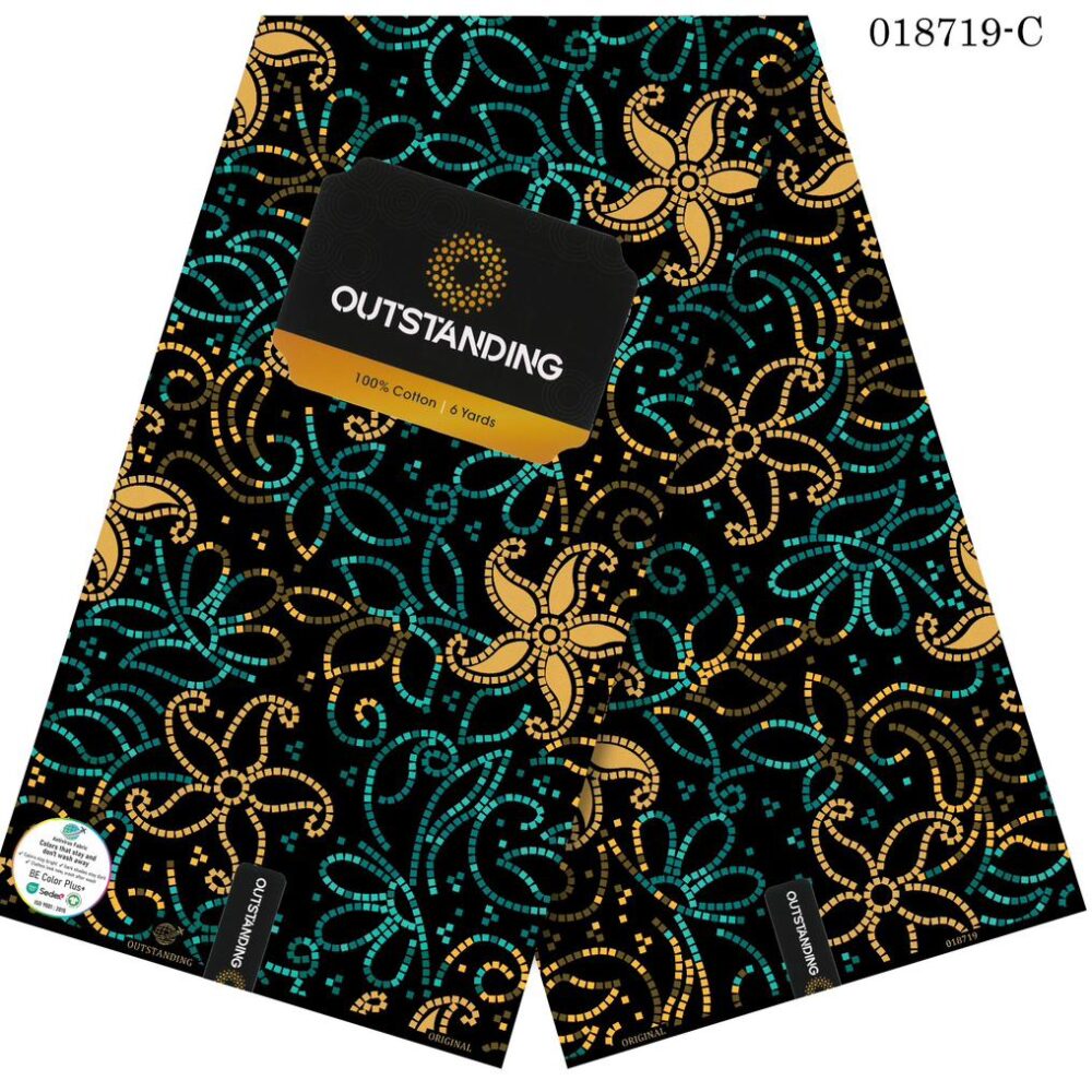 2026 Oustanding Ankara Fabrics (20 Prints) 9