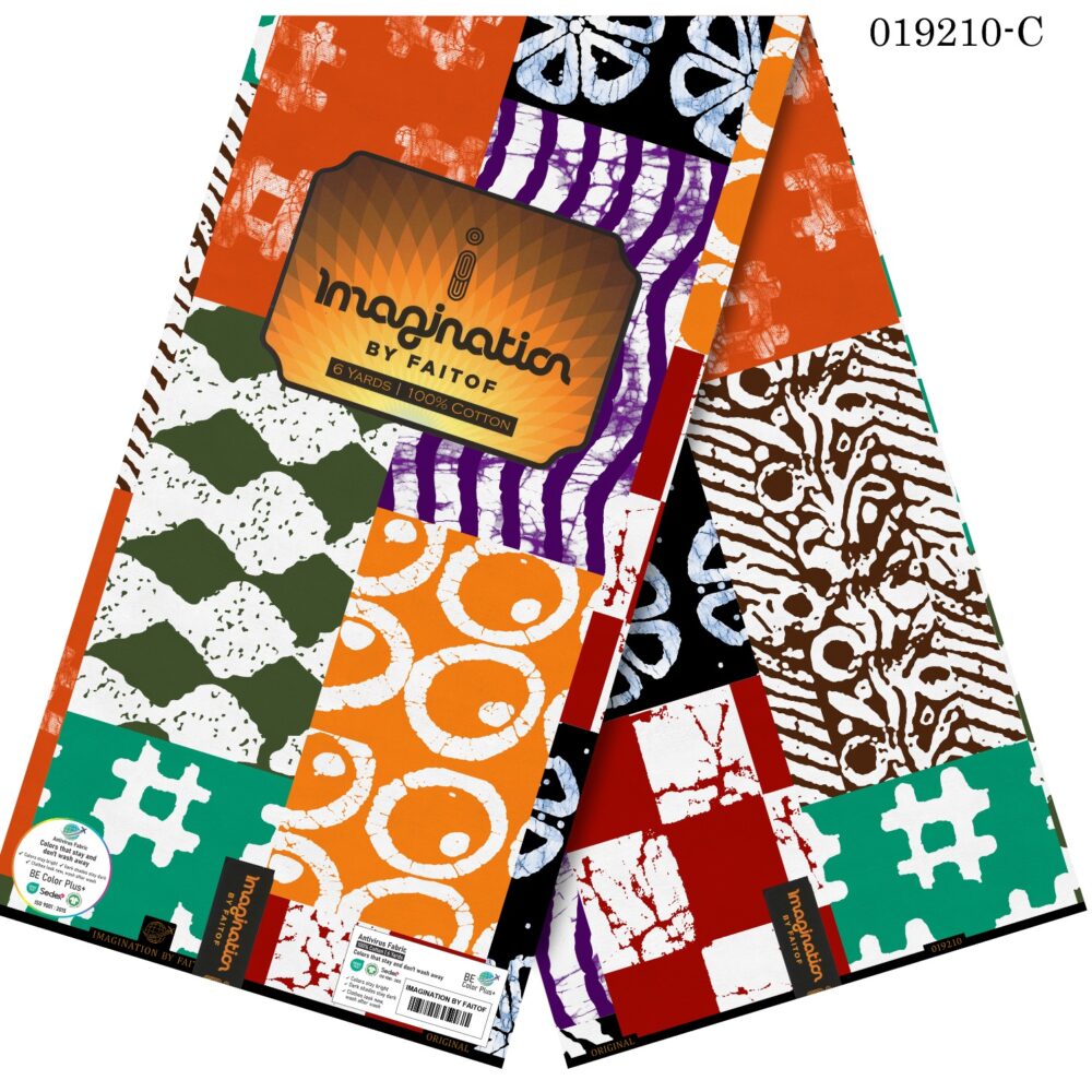 Imagination Pure Cotton Ankara Fabrics (22 Prints) 15