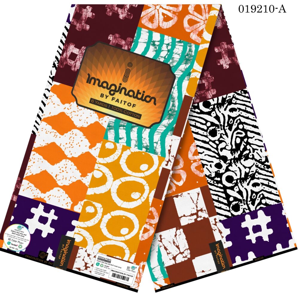 Imagination Pure Cotton Ankara Fabrics (22 Prints) 12