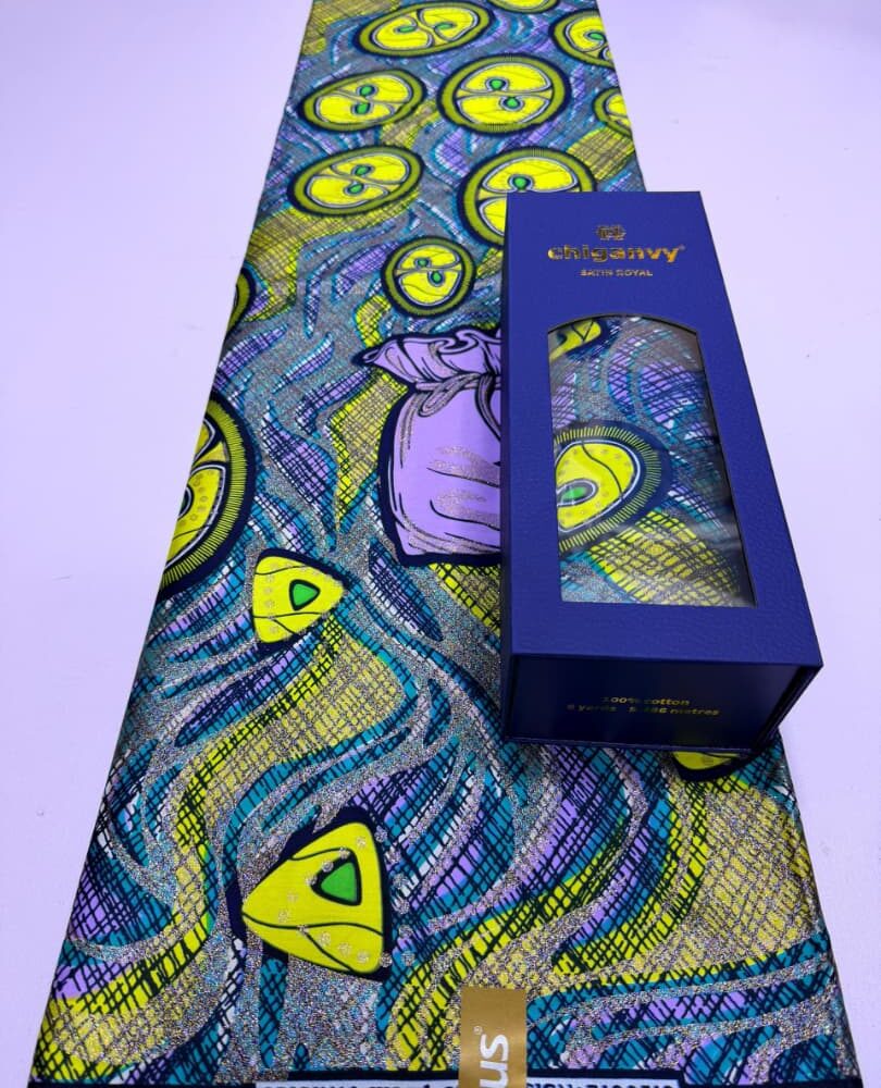 CHiganvy Cotton Satin Royal Ankara (32 Prints) 26