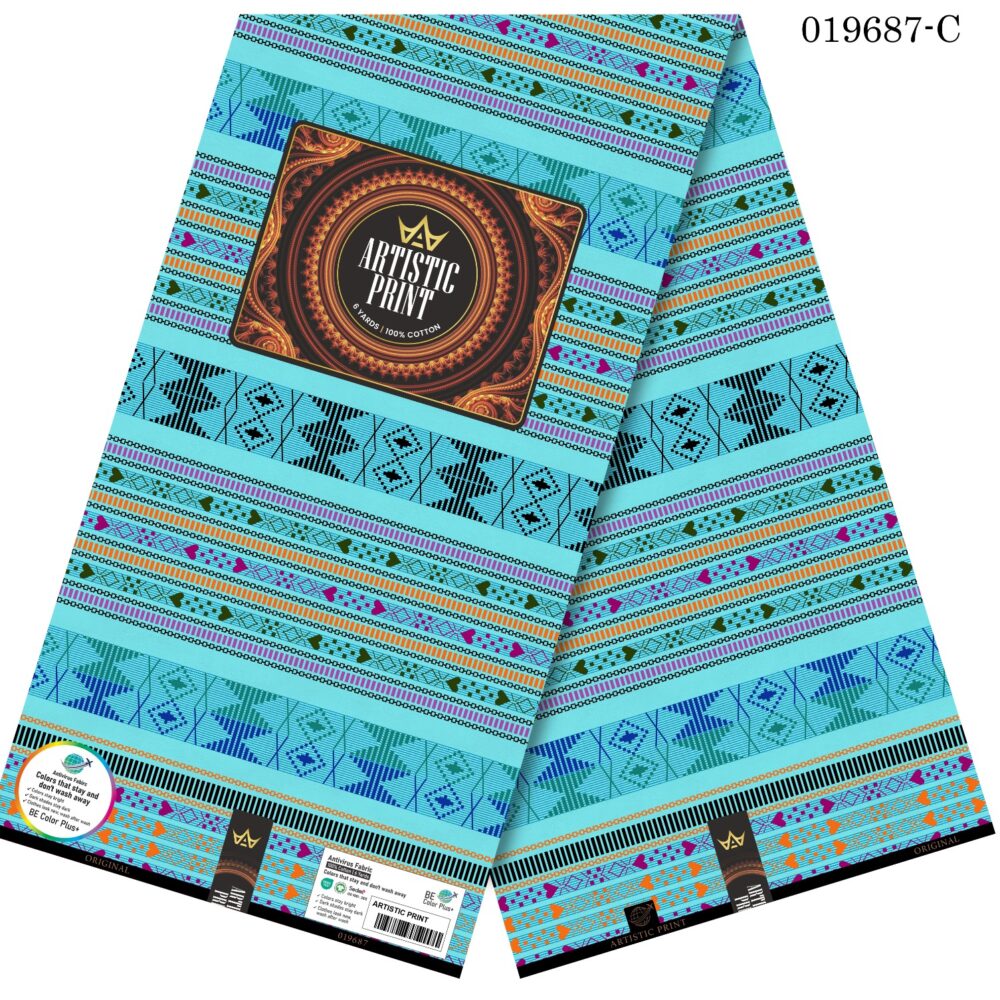 Artistic Print Ankara Fabrics (21 Prints) 9