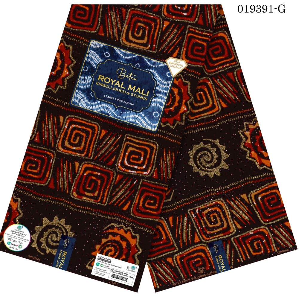 Royal Mali Embellished Stone Fabrics (32 Prints) 23