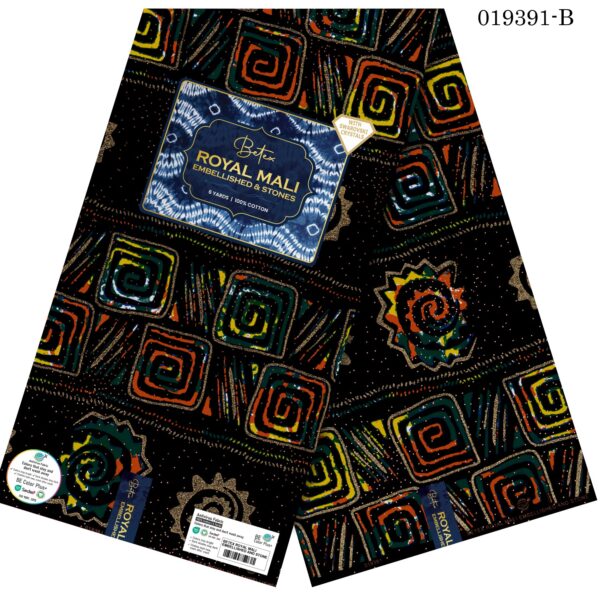 Royal Mali Embellished Stone Fabrics (32 Prints)