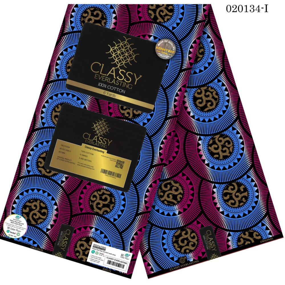 Classy Everlasting 100% Cotton Ankara Wax (27 Prints) 11