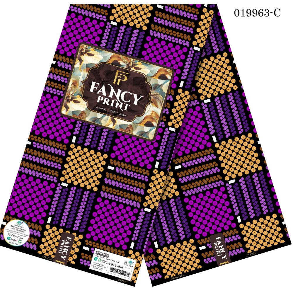 Fancy Print Ankara Fabrics (27 Prints) 17