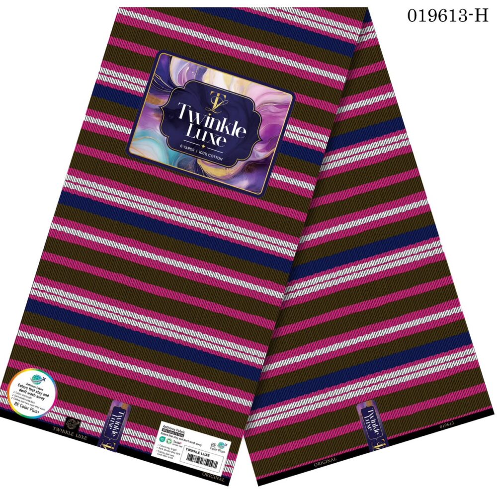 Twinkle Luxe 100% Cotton Ankara Fabrics (33 Prints) 22
