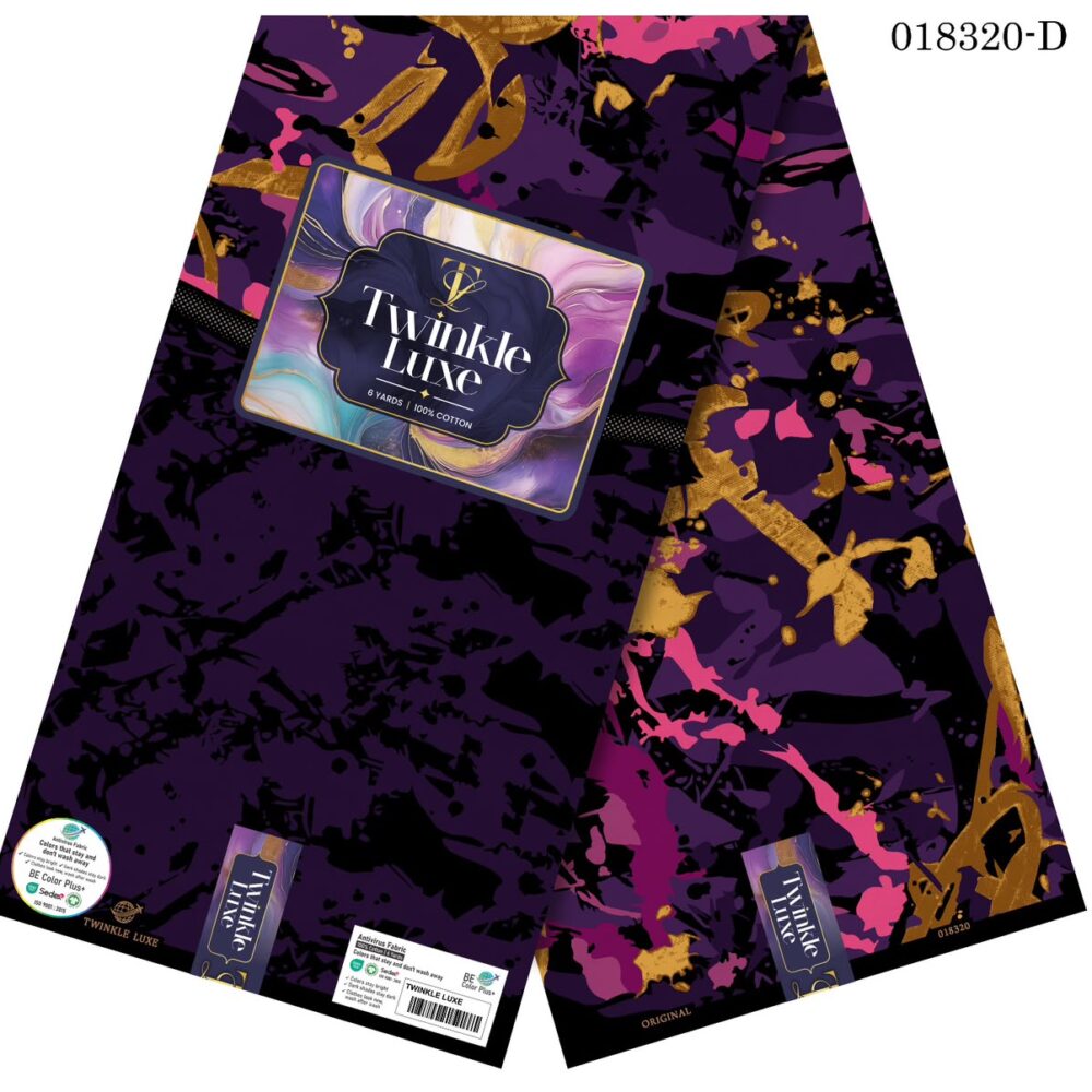Twinkle Luxe 100% Cotton Ankara Fabrics (33 Prints) 19