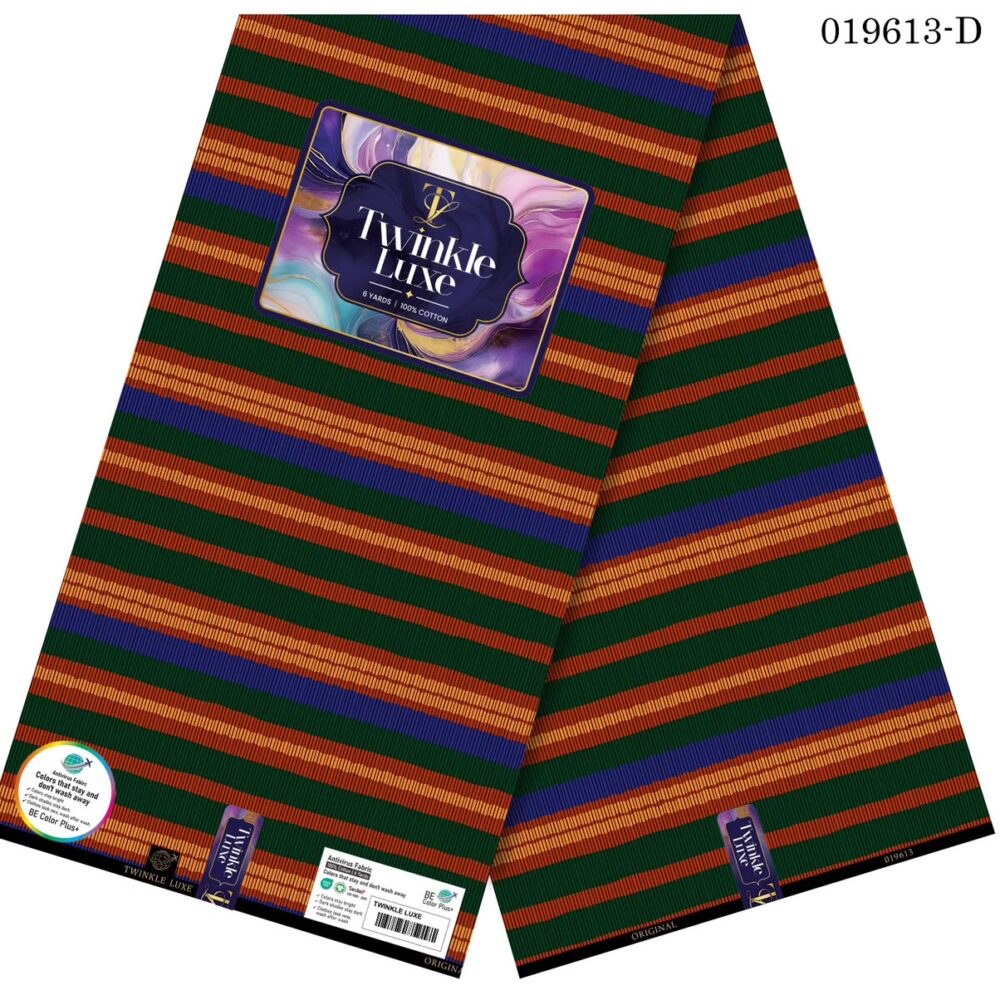 Twinkle Luxe 100% Cotton Ankara Fabrics (33 Prints) 15