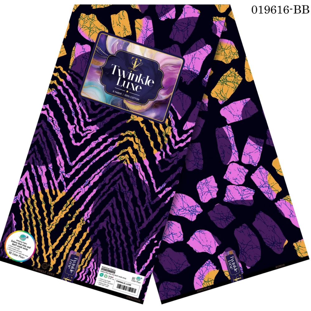 Twinkle Luxe 100% Cotton Ankara Fabrics (33 Prints) 26