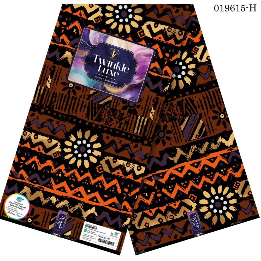 Twinkle Luxe 100% Cotton Ankara Fabrics (33 Prints) 27