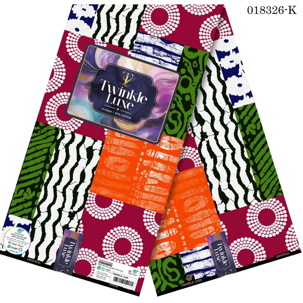 Twinkle Luxe 100% Cotton Ankara Fabrics (33 Prints) 6