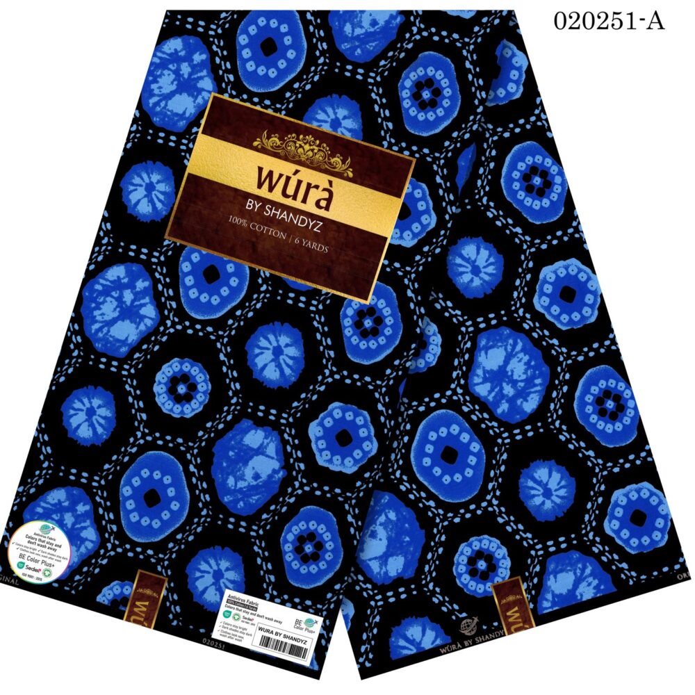 Wura Pure Cotton Ankara Fabrics (24 Prints) 23