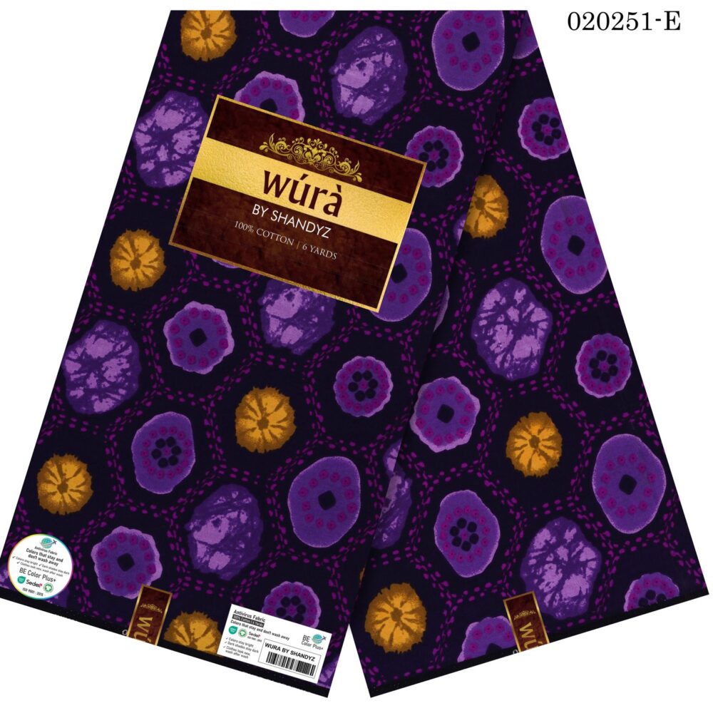 Wura Pure Cotton Ankara Fabrics (24 Prints) 4