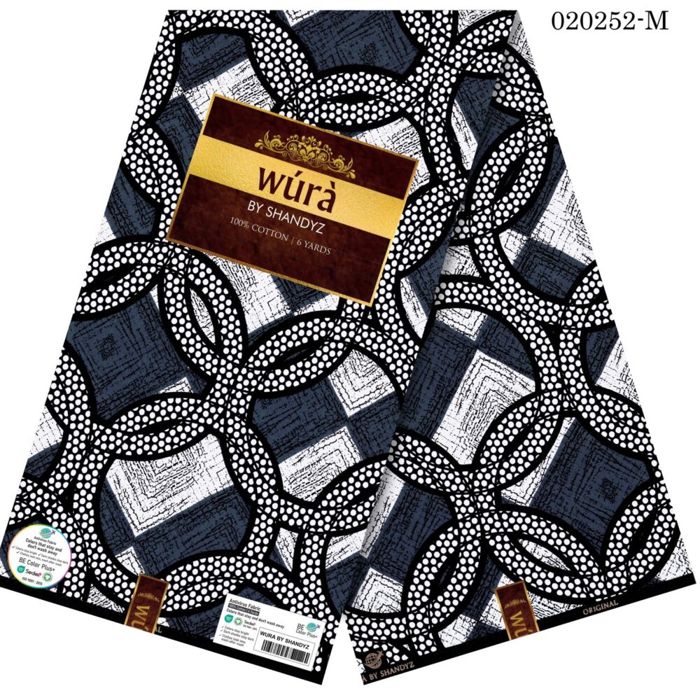 Wura Pure Cotton Ankara Fabrics (24 Prints) 3