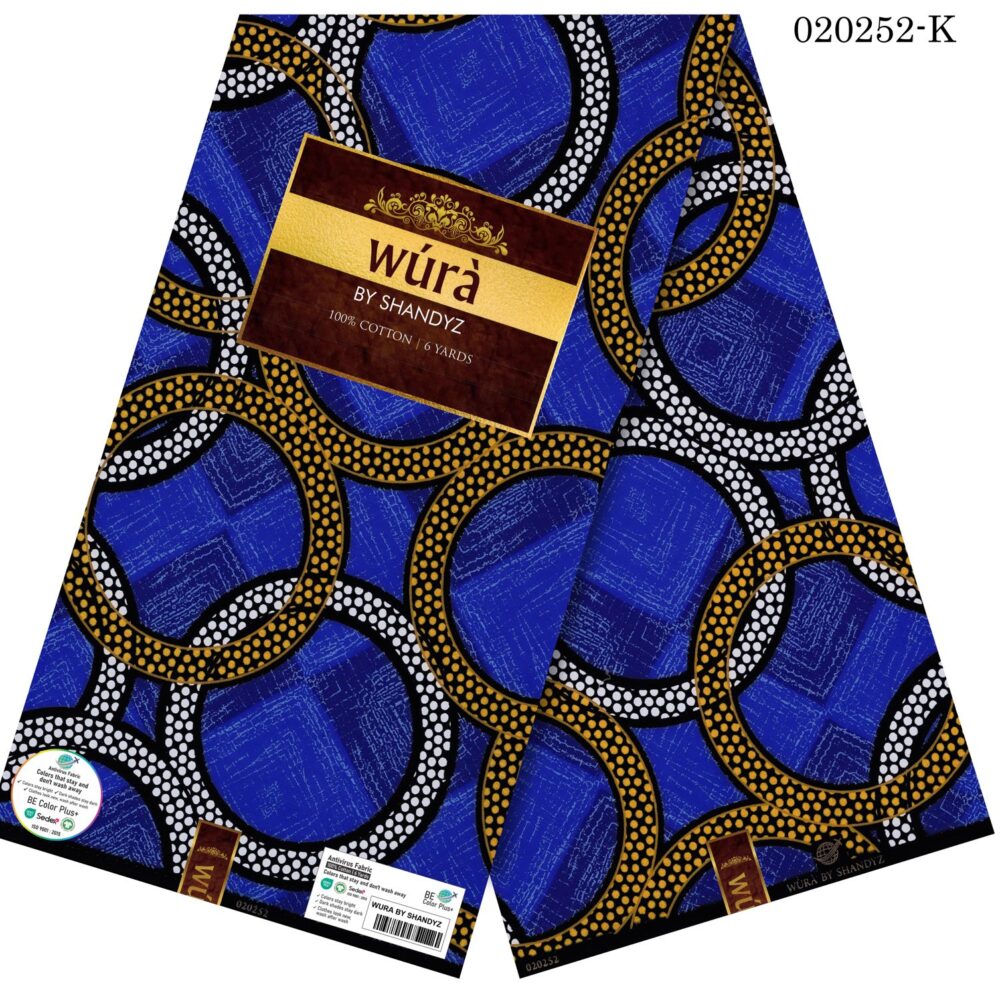 Wura Pure Cotton Ankara Fabrics (24 Prints) 18