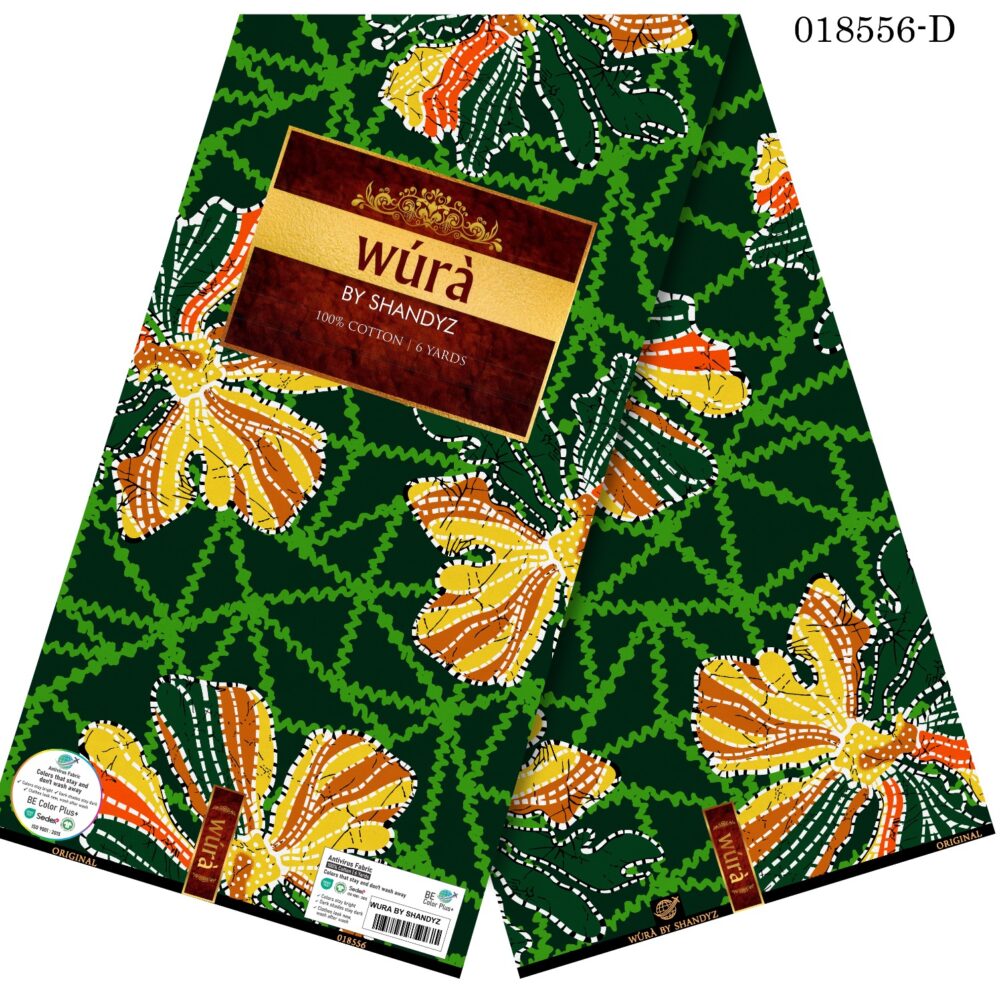 Wura Pure Cotton Ankara Fabrics (24 Prints) 10
